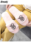 Summer Women Shoes Fur Slippers Flat Sandals Female Open-Toe Shoes Women Sandals Casual Plush Style Ladies Winter Plus