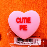1pcs Ghost PVC Shoe Charms Accessories Decorations Lovely Sweethearts Heart-shaped Designer Croc Jibz Buckle Girls