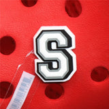 PVC Shoe Buckle Accessories DIY Combination English Alphabet Shoes Decoration Jibz for Croc Charms Bracelets Kids