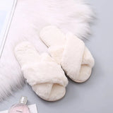 Slippers Female 2023 Spring Autumn New Women's Moon Flat Bottom Home Indoor And Outdoor Wear Plush Cotton