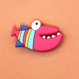 Lovely Animals PVC Shoe Charms Accessories Starfish Croc Shoe Buckle Decoration Shoe Ormaments fit JIBZ Party Kid's