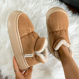 Bread Shoes Winter Soft Soles Warm On The Slings Feel Slippers Thick-Soled Plush Couple Wearing All-Inclusive Cotton Shoes