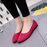 Breakj Code 2025 New Large-Size Single-Shoe Korean Version Of Soft Soles Of The Women's Shoes Flat-Soled Women's Bean