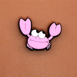 Lovely Animals PVC Shoe Charms Accessories Starfish Croc Shoe Buckle Decoration Shoe Ormaments fit JIBZ Party Kid's