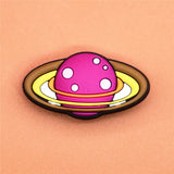 Single Sale Alien Shoe Charms Accessories Cartoon Astronaut/Pluto Garden Shoe Decoration fit croc jibz Kid's X-mas