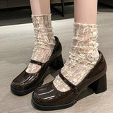 Breakj Temperament Simple Mary Treasure Shoes 2025 Spring And Summer New JK Women's Shoes Fairy Fashion High Heels