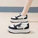 Breakj 2025 New Platform Shoes Schoolgirls Ins Fashion Niche Retro Korean Version Versatile Casual Shoes