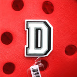 PVC Shoe Buckle Accessories DIY Combination English Alphabet Shoes Decoration Jibz for Croc Charms Bracelets Kids