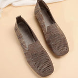 Breakj 2023 Summer New Large Size Round Head Flat Single Shoes Women's Shallow Mouth Sports Wind Casual