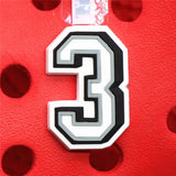 PVC Shoe Buckle Accessories Funny Digital/Heart Shaped/Feces Shoes Decoration Jibz for Croc Charms Bracelets Kids