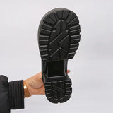 Chunky High Heels Loafers Women 2024 Spring New Platform Pumps Woman Fashion Buckle Thick Bottom Gothic Shoes