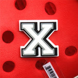 PVC Shoe Buckle Accessories DIY Combination English Alphabet Shoes Decoration Jibz for Croc Charms Bracelets Kids