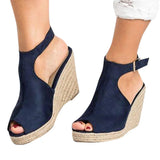 Size 35-43 Platform Sandals Wedges Shoes For Women Heels Sandalias Mujer Summer Clog Womens Zapatos De Hombre