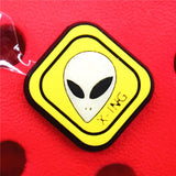 Blue Diamond Shoe Decoration Accessories Muscle Alien Duck Money Bag Dumbbell Croc Charms for Bracelets Jibz Kids Gift