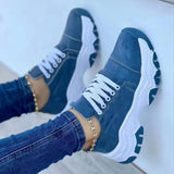 Breakj Spring And Autumn New Round Head Cross-Tie With Low-Help Casual Sports Style Women Single