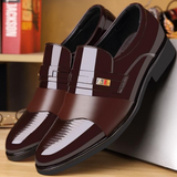 Leather Men Shoes for Wedding Formal Oxfords Business Casual Office Work Shoes for Men Classic Men's Pointy Dress