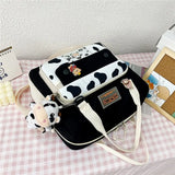 2021 Backpack for women Nylon mini backpack korean Shoulder bag Kawaii badge school backpack for girls NEW Women's
