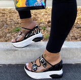 2020 new INS Hot brand wave wedges sandals comfortable summer platform sandals women 2020 high heels casual shoes