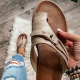 Women Shoes Summer Roman Women's Sandals Light Ladies Casual Shoes Clip Toe Vintage Slip-On Beach Sandals Sandalias