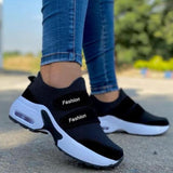 Women Red Sneakers Ladies Air Cushion Shoes Woman Mesh Sneakers Female Breathable Flats Increase Womens Casual