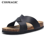 2023 Summer Cross Cork Slipper New Fashion Women Casual Beach Slip on Outside Non-slip Slides