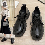 Jk Student Single Shoes Women Spring 2023 New Ins Fashion British Wind Retro Thick Bottom Lotte Small Leather Shoes