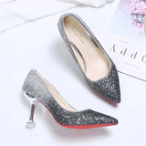 Stiletto Women Pumps Women Shoes Mouth Single Shoes Ladies High Heels Roman Womens Shoes Shallow Pointed High