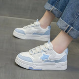 Board Shoes Female 2023 Summer New Platform Platform Students Spell Color Increased Show Thin Leisure Sports Small White