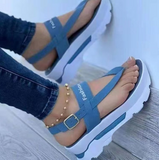 NEW Sandals Women Summer Flip Flops Outdoor Casual Platform Sandals Ladies Plus Size Wedges Beach Sandalias De Las