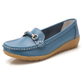 Women Flat Shoes Autumn Woman Loafers Female Slip On Women's Sneakers Shoes Luxury Brand Moccasins Leather Zapatos