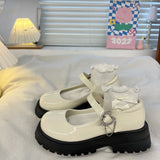 Lolita shoes elegant platform shoes sweet heart Mary Jane Japanese JK uniform high heels college girls soft sister women's