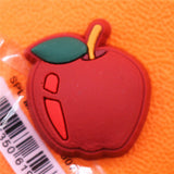 1pcs Lobster Motorcycle Shoe Charms Cherry Apple Whale SK PVC Shoe Accessories Decoration Fit Croc Jibz Party Kids