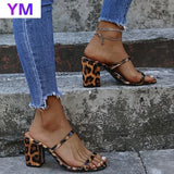 2020 New Summer Woman Shoes Square Heel Sandals PVC Fashion Set Foot Casual for Lady Leather Gladiator Sandals Jelly