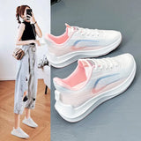 Breakj 2023 Summer New Korean Version Breathable Flying Weaver Female Shoes Ins Tide Students Running Sports Shoes Women's Casual Shoes BK