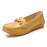 Women Flat Shoes Autumn Woman Loafers Female Slip On Women's Sneakers Shoes Luxury Brand Moccasins Leather Zapatos