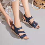 2020 summer shoes women retro women beach sandals round head slope comfortable light sandals women casual