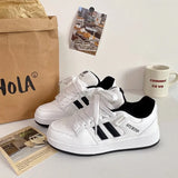 Breakj New 2024 Breathable And Versatile Light Breathable Small White Shoes Women Comfortable Fashion Hong Kong Style Casual Sports