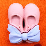 Shipping 1pcs Dance Series Shoe Charms Accessories Cute Bow Dress Resin Shoes Buttons Colorful Sandals Charm