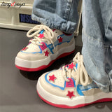 Lotso Women Thick Sole Shoes Summer New Breathable Casual Female Sneaker Y2k Street Spice Girl Platform Shoes