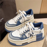 Womens Trainers Sneakers Mesh Platform Woman-shoes Running Breathable 2023 Casual Thick Sole Roses Fashion Spring Solid