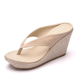 Beach Sandals Wedge Platform Thongs Slippers Flip Flops Summer Shose For Women Girls
