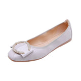 Summer Women's Patent Leather Shoes New Ballet Flats Shoes Women Foldable Soft Square Toe Rhinestone Crystal Flats
