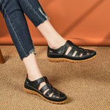 Breakj Summer Cave Shoes Women Ultra-Light Sandals Flats Casual Mother Shoes Large Beach Flats Elderly Nurses In The