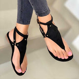 Hot Sale Shoes for Women Basic Women's Sandals Summer Beach Flip-flop Sandals Casual Flats Shoes Fashion Gladiator