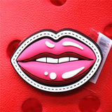 PVC Croc Shoe Charms NEW Cool Screaming French Wet Kiss Skull Mask Shoes Decorations for Jibz Kids Party Gifts