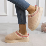 Breakj Bottom Wears Winter National Wind Emi-Ya Lace Fur Snow Boots Cold To Keep Warm Northeast Snow Cotton