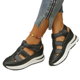 Breakj Casual Magic Stickers Women 2025 Summer And Autumn New Large Size Loose Cake Thick Soles Of High Women's
