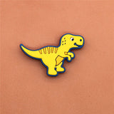 Sale 1pcs Shoe Charms Novel Dinosaur Shoe Accessories Cute Garden Shoe Decoration for croc jibz Buckle Kid's X-mas