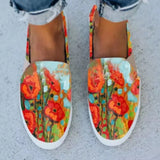 Women Casual Shoes New Patchwork Comfortable Flat Female Canvas Shoes Fashion Slip on Leopard Print Lady