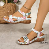 Breakj Sandals New Color Thick Background Fashion Slopers Sandals Large Size Women's Shoes Magic With Light Women's